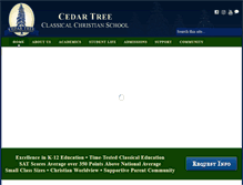 Tablet Screenshot of cedartreeschool.org